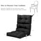 Tufted Outdoor Patio Chair Seating Pad with 4 Attached String Ties